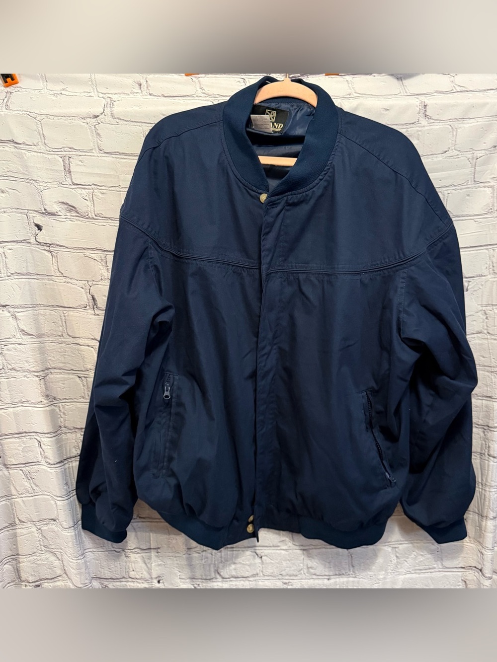 Haband Navy Men's Bomber Jacket